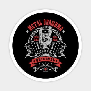 Metal Grandma Magnet